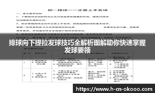 排球向下提拉发球技巧全解析图解助你快速掌握发球要领